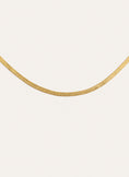 Lisse Sparkling Stainless Steel Gold Necklace