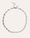 Collar Doble Lisse Twister Acero - vista 4