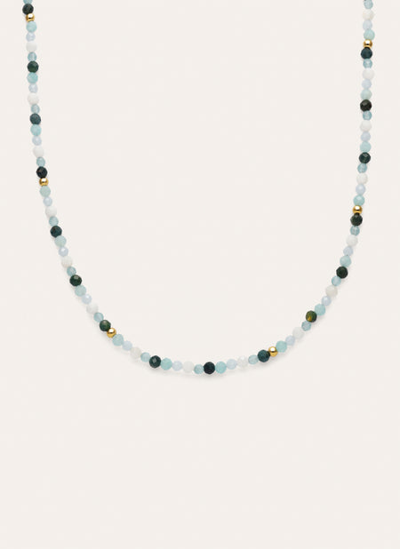 Collar Long Altea Ice Acero long Baño Oro