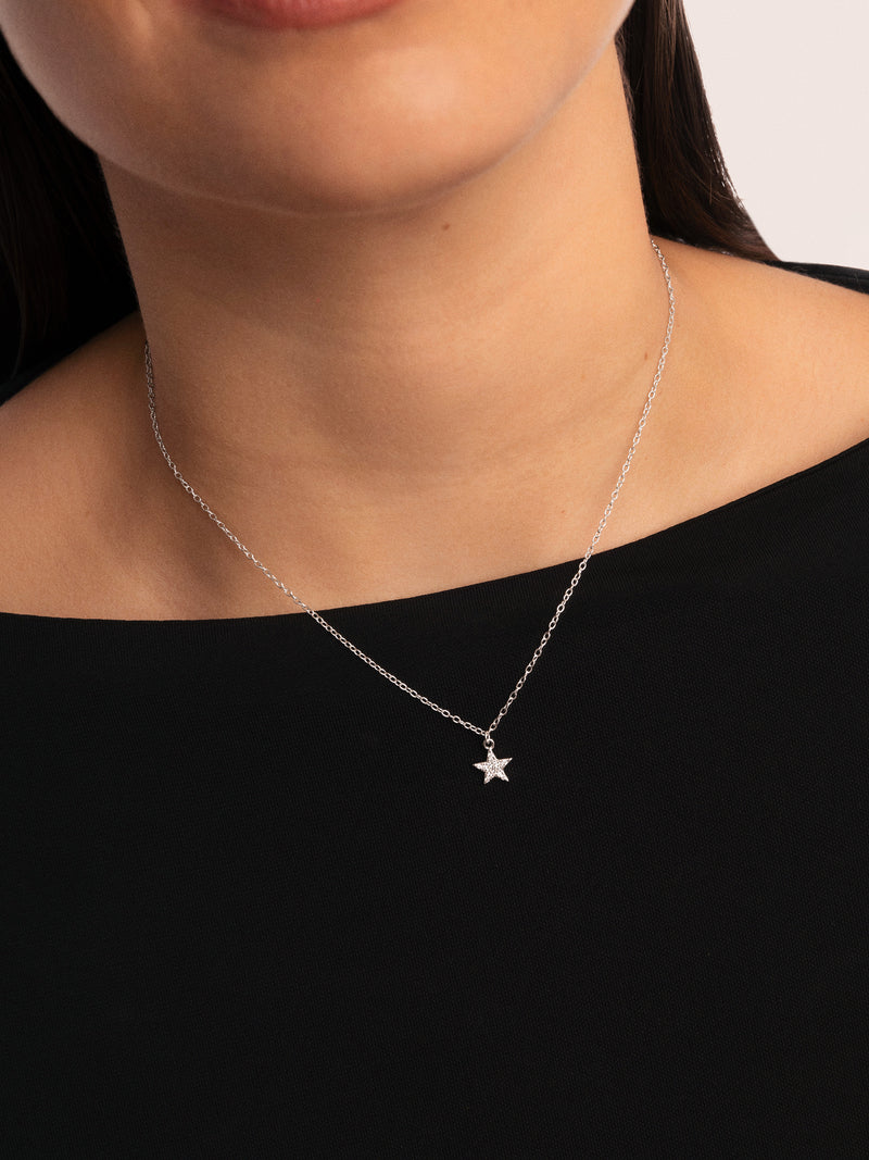 Collana Lyra Star Argento