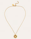 Colar Medallion Five Stones Mística Aço Banho a Ouro - vista 5