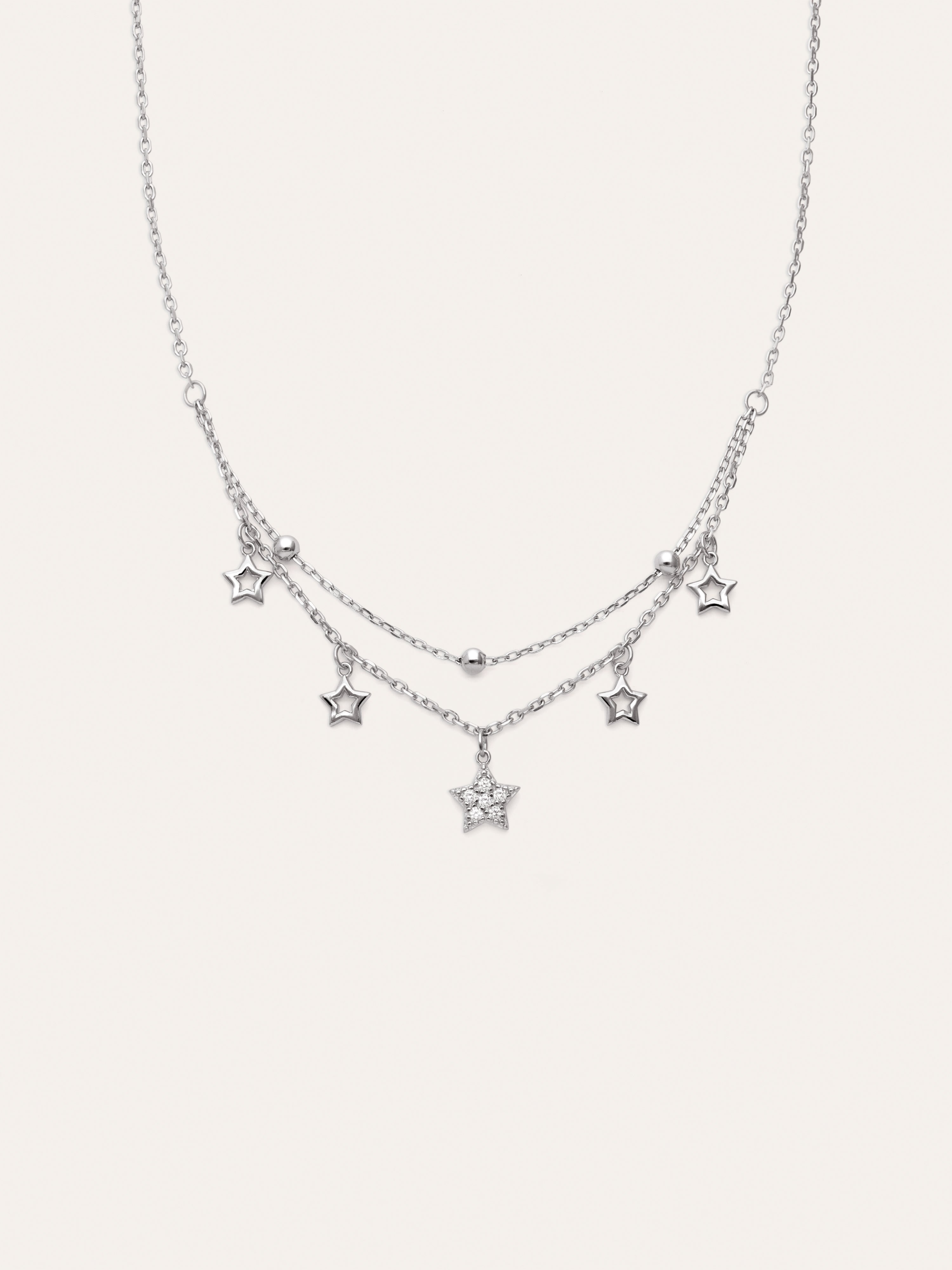 Thousands Stars Halskette, Silber