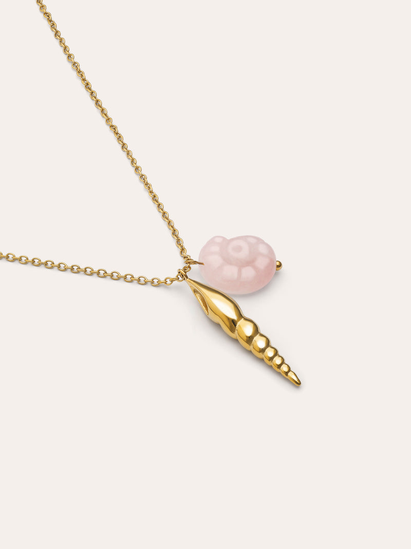 Collier Moana Acier Plaqué Or