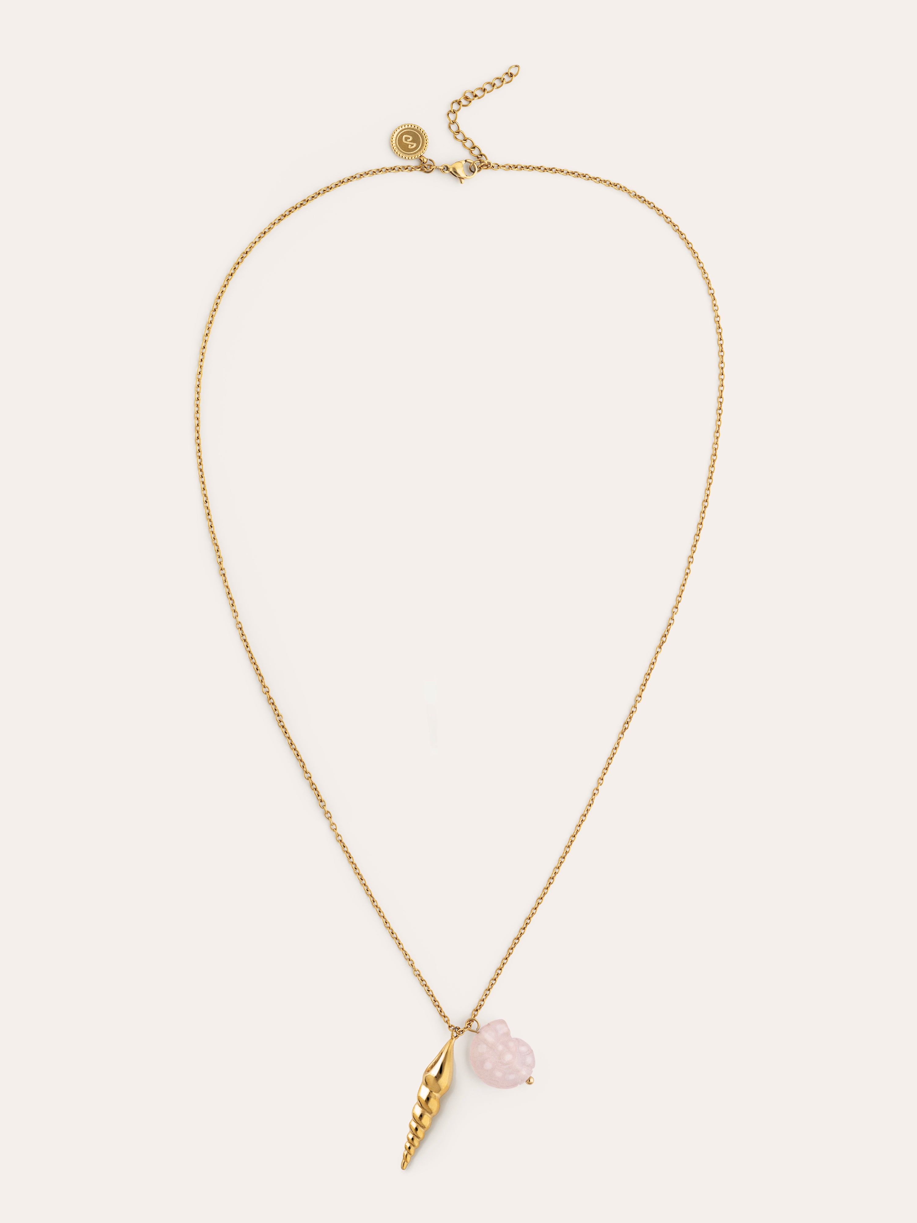 Collier Moana Acier Plaqué Or