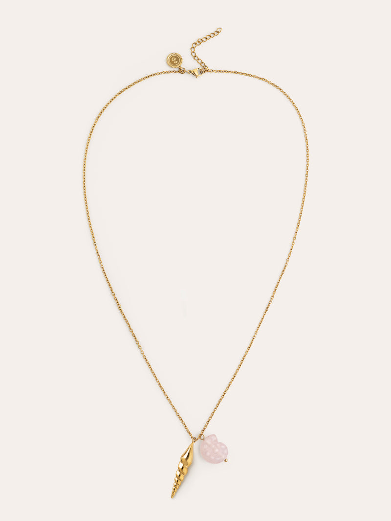 Collier Moana Acier Plaqué Or