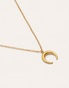 Imagen detalle de Ketting Moonset Staal verguld