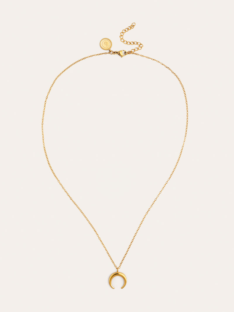 Ketting Moonset Staal verguld