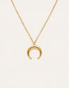 Ketting Moonset Staal verguld