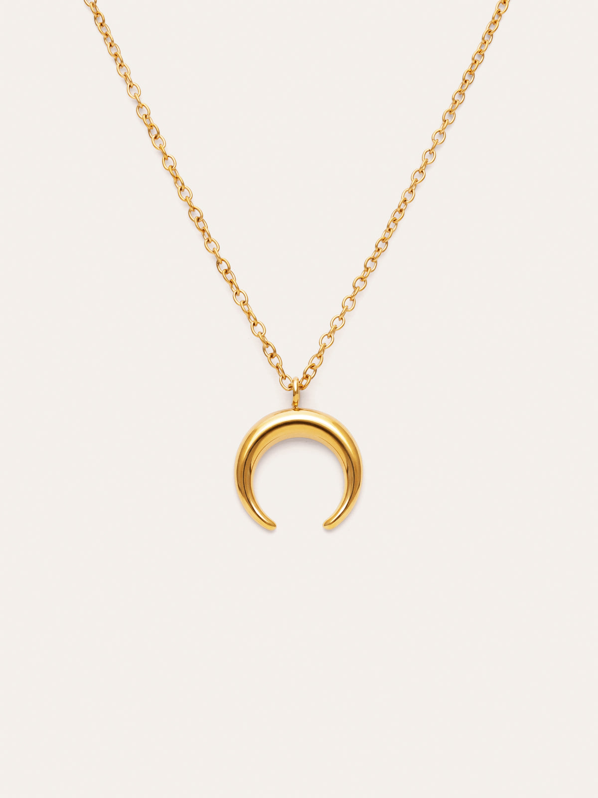 Ketting Moonset Staal verguld