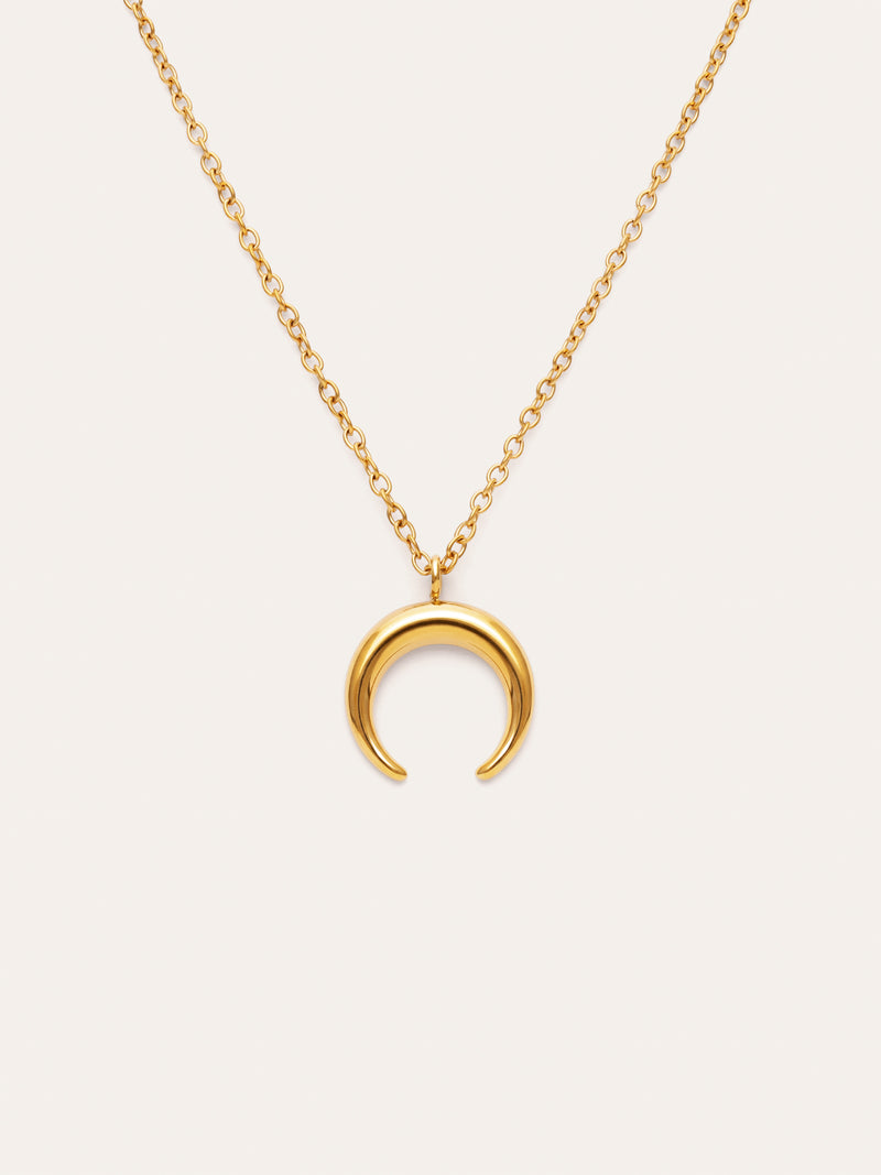 Ketting Moonset Staal verguld