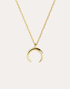 Collar Moonset Plata Baño Oro