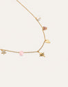 Collar Multicharms Fairy Tale Baño Oro