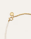 Collar New Pearl Acero Baño Oro