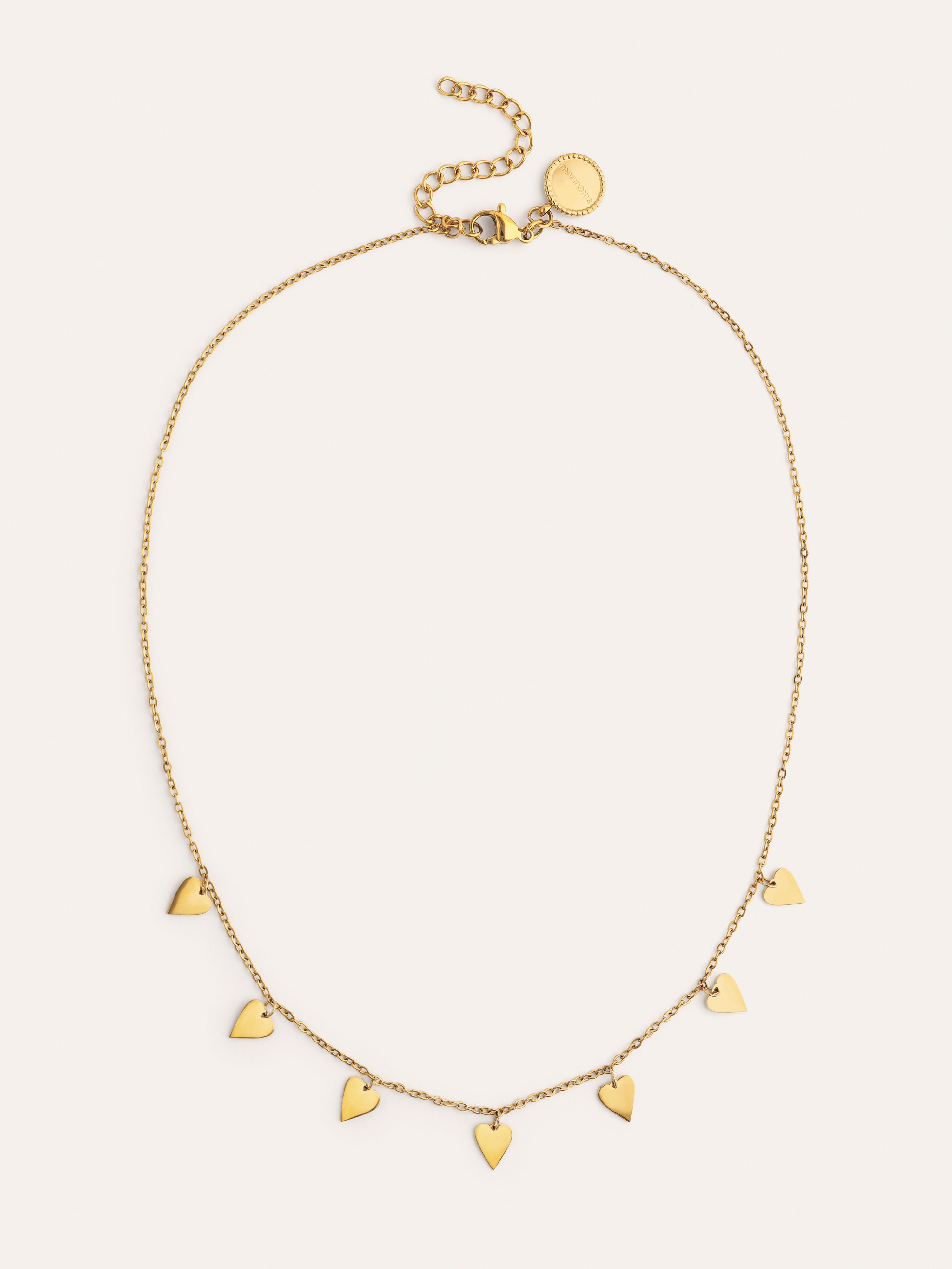 Collar Passion Acero Baño Oro