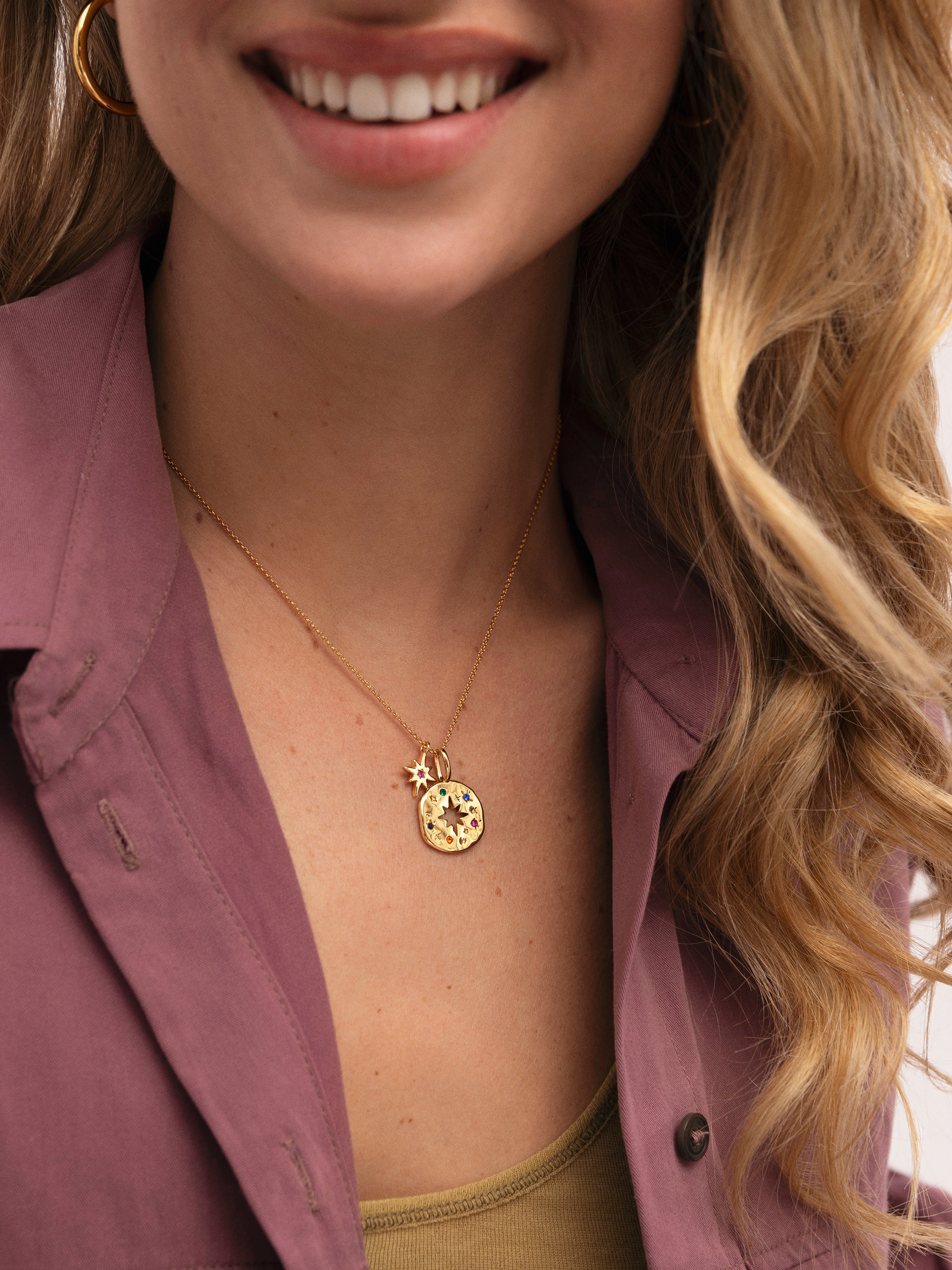 Pack Colar Charm Para Ti Mamá Banho de Ouro