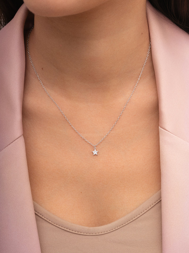 Ketting Polaris Star Zilver