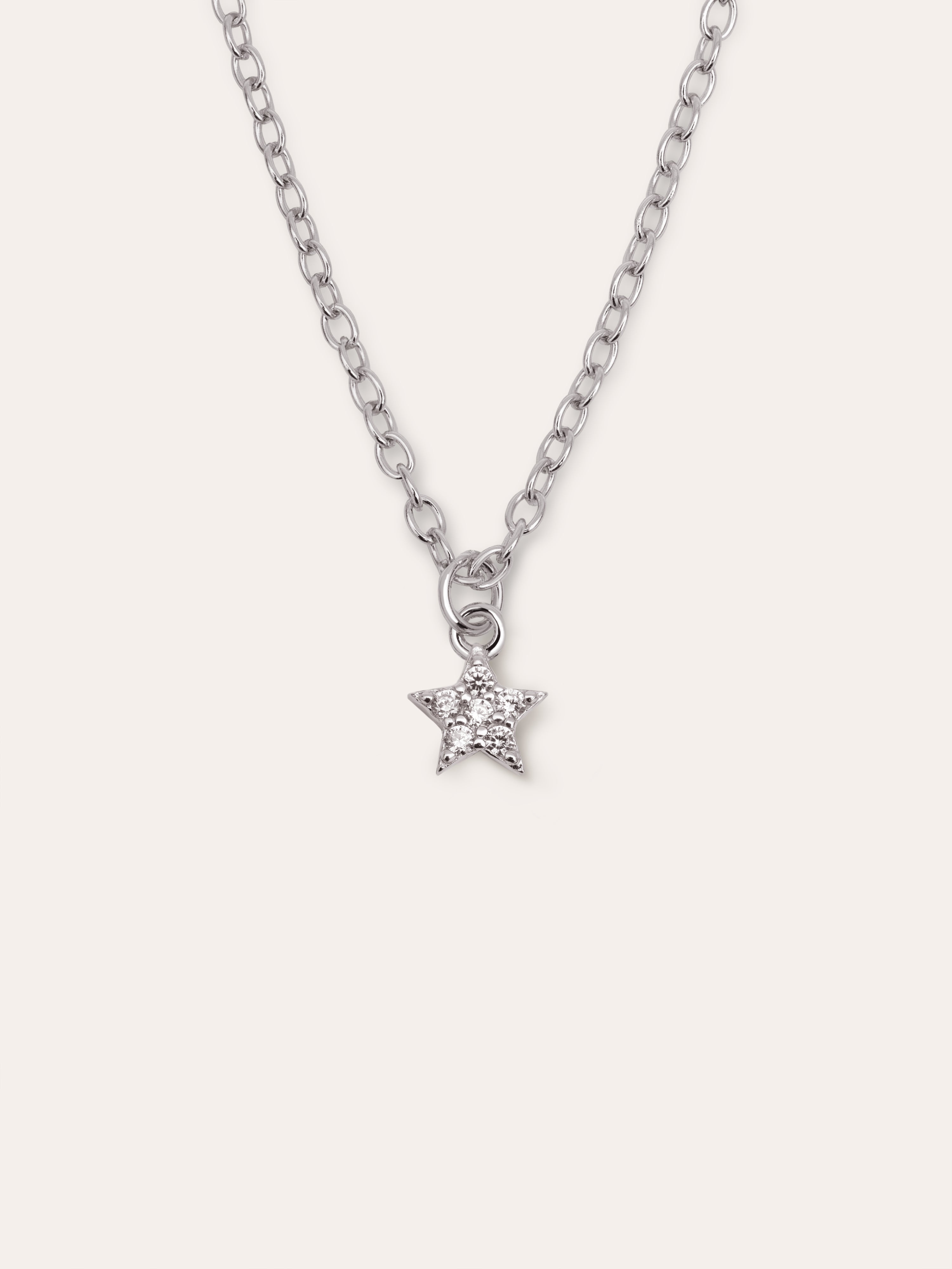 Collar Polaris Star Plata