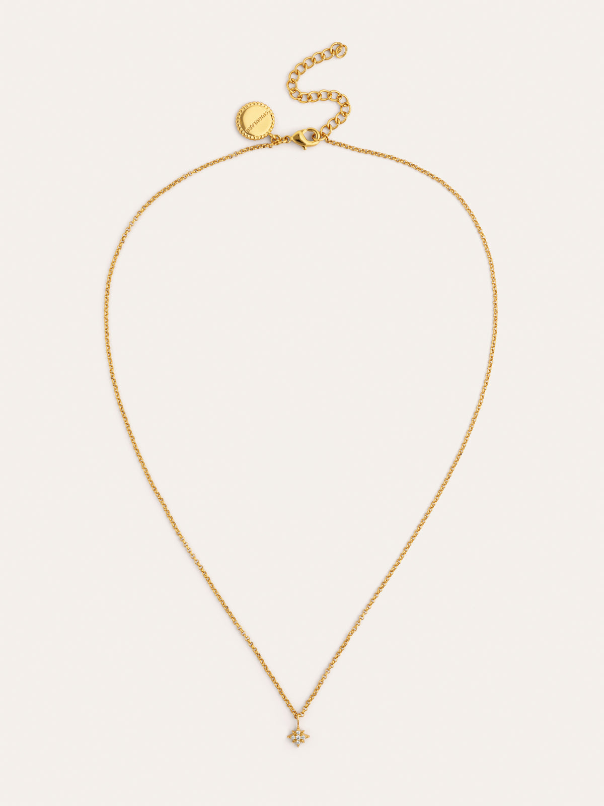 Collier Étoile Polaire Plaqué Or - vista 5