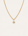 Collier Étoile Polaire Plaqué Or