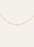 Collar Pearl & Pearls Plata Baño Oro
