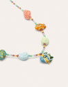 Collar Reef Acero Baño Oro