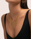 Regina Stainless Steel Gold Necklace