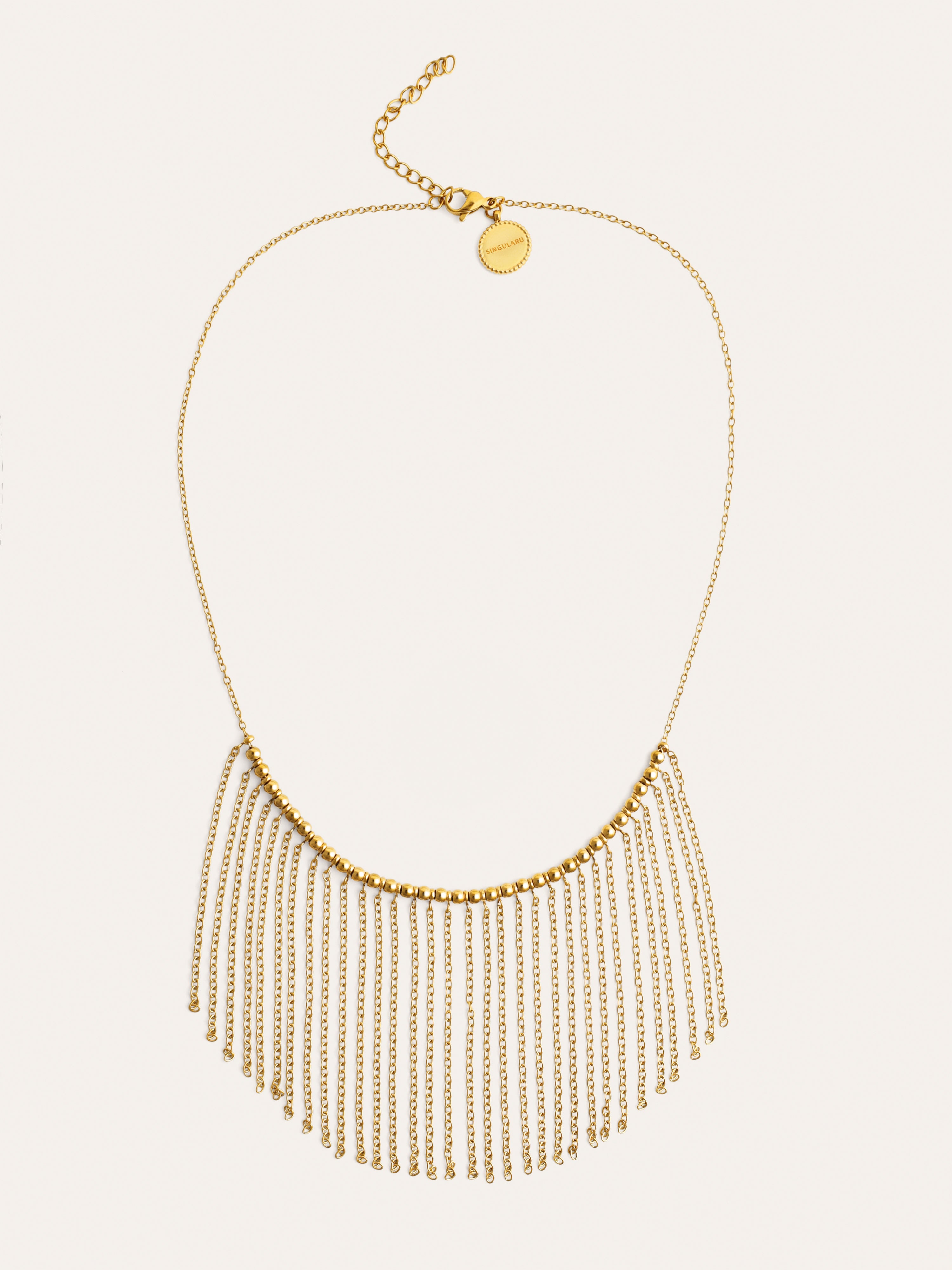 Regina Stainless Steel Gold Necklace