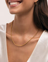 Rosario Ketting Staal Verguld - puesto en modelo