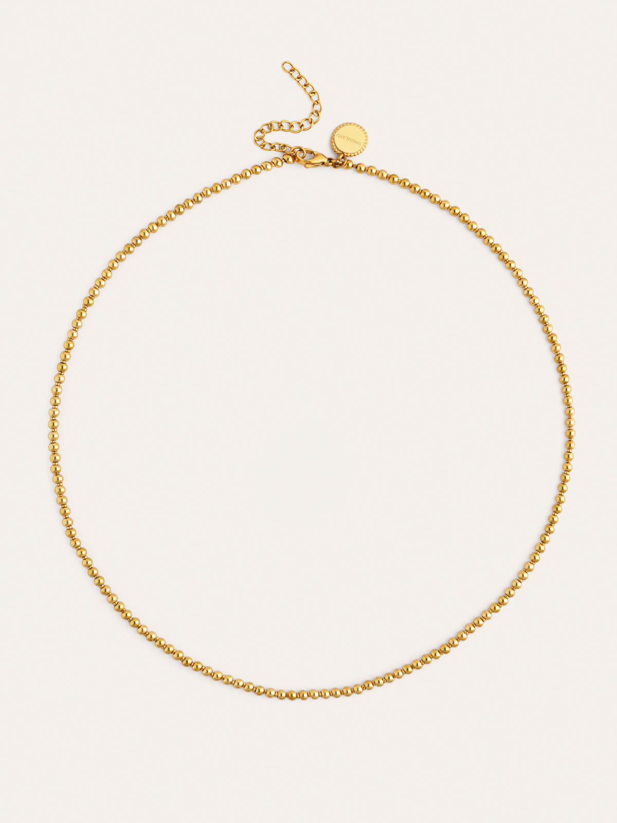 Rosario Ketting Staal Verguld - vista 5