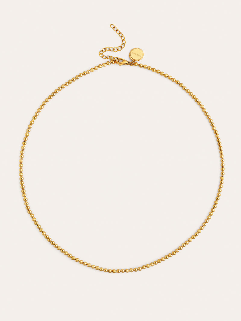 Rosario Ketting Staal Verguld