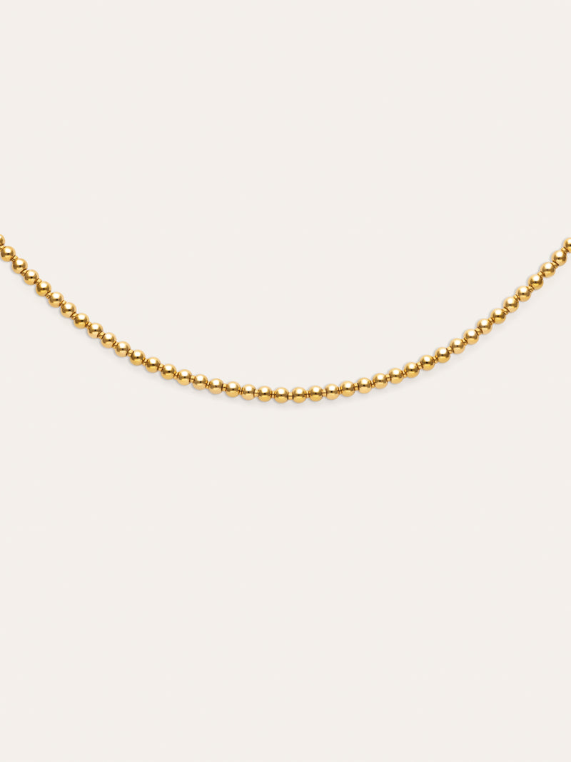 Rosario Ketting Staal Verguld