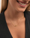 Collar Serpiente Baño Oro