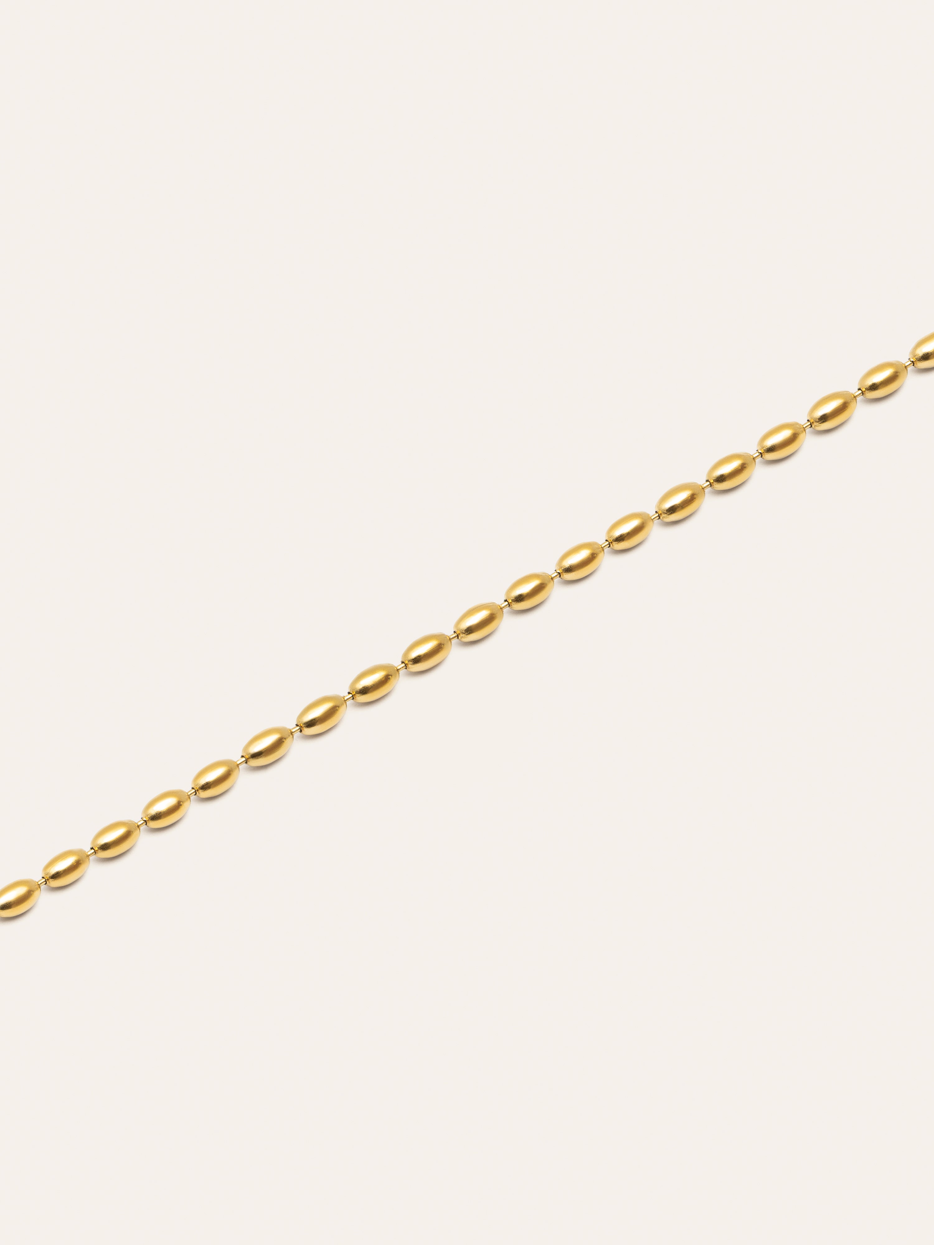 Collier Serpentine Acier Plaqué Or