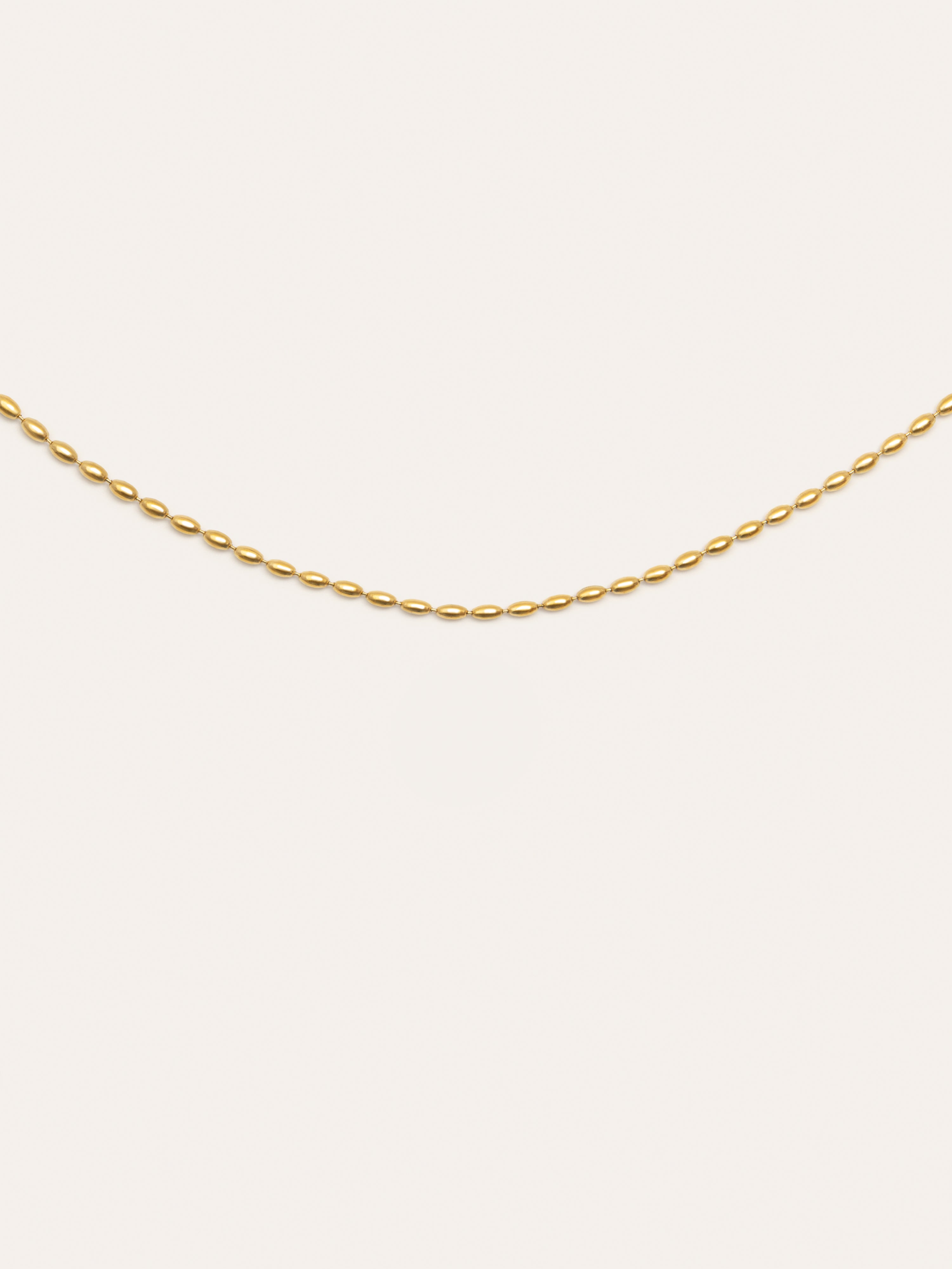 Collier Serpentine Acier Plaqué Or