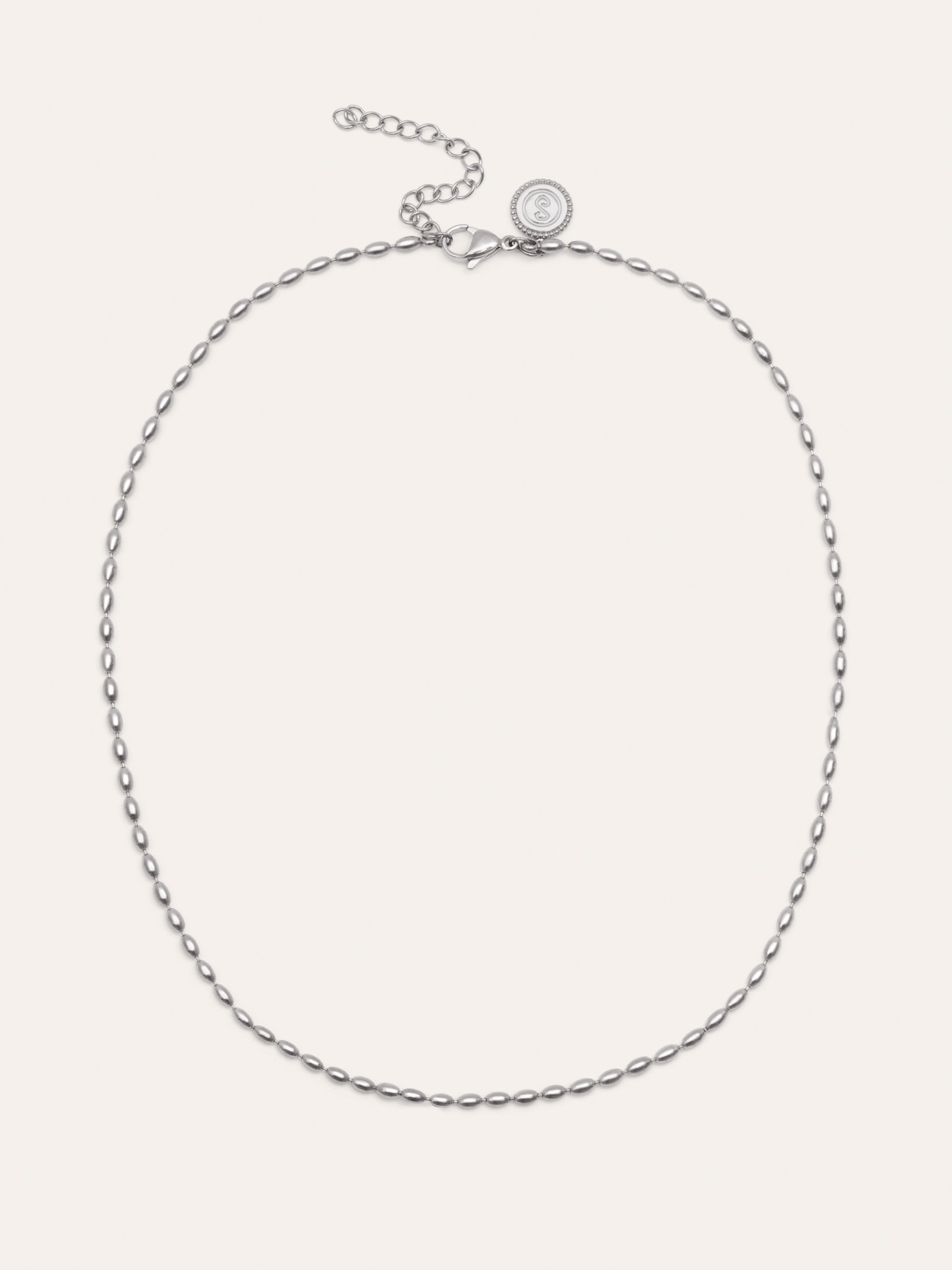 Collar Serpentine Acero