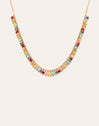 Collier Shamira Full Stones Acier Plaqué Or