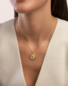 Collar Solstice Sun Baño Oro