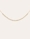 Collar Starlight Sky Acero Baño Oro