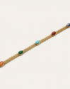 Choker Tape Stones Acero Baño Oro