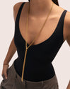Y Chains Stainless Steel Gold Necklace