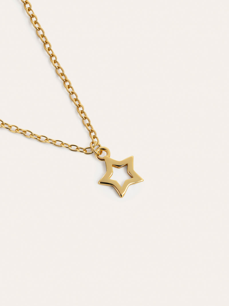 You're a Star Halskette Silber, vergoldet 