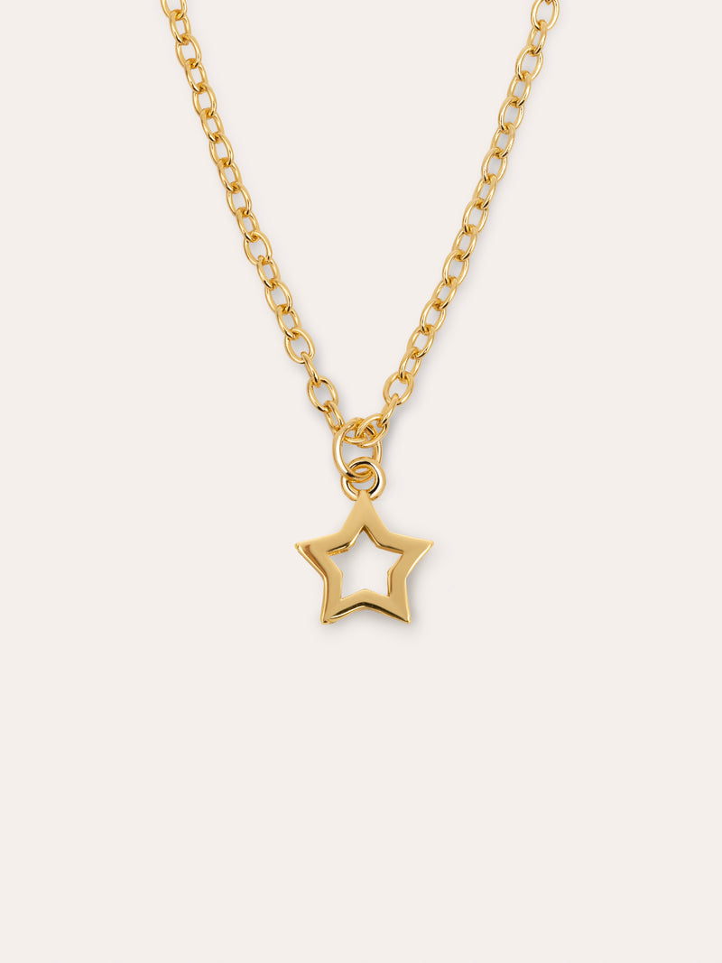 You're a Star Halskette Silber, vergoldet 