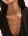 Collar Y Shamira Acero Baño Oro