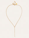 Collier Y Stick en acier plaqué or - vista 5