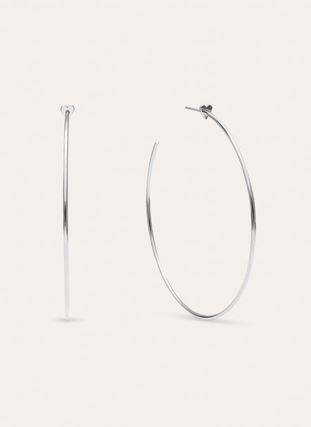 Ankara Heart XL Creolen, Edelstahl