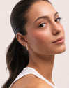Boucles d'oreilles créoles Aby Sparks plaquées or - vista 4