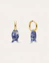 Creolen-Ohrringe Carmen True Fisch Edelstahl mit 18kt Goldbeschichtung