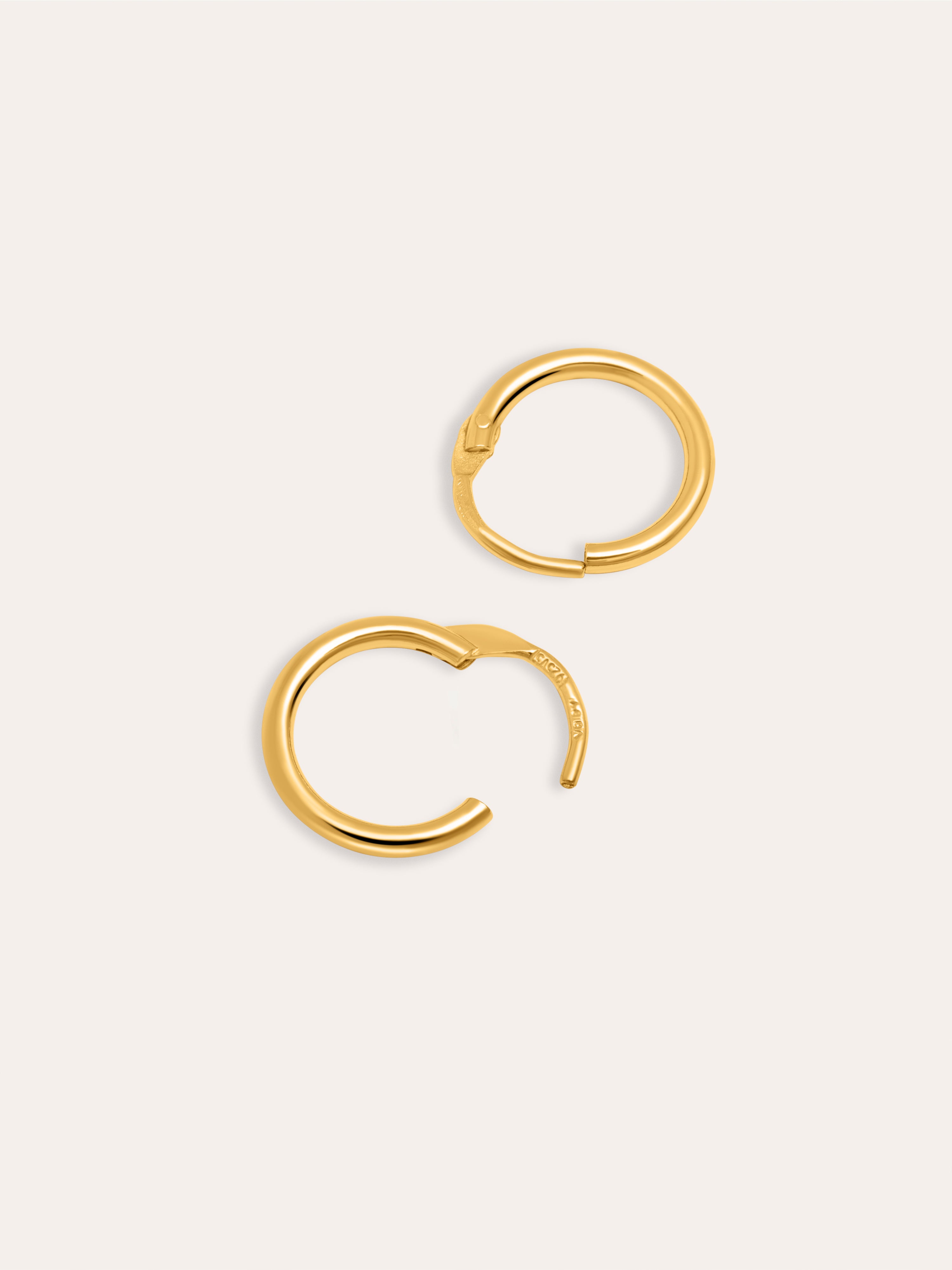 Ana XS Gold Hoop Earrings