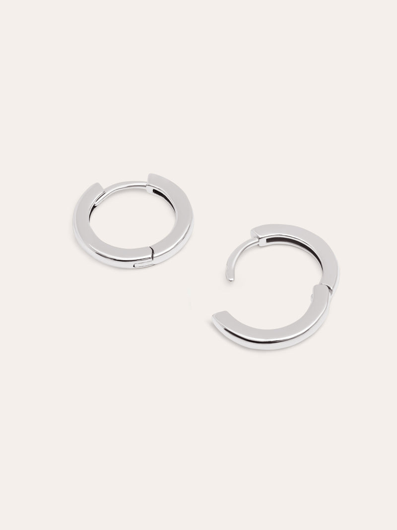 Brincos de Argola 10mm Prata