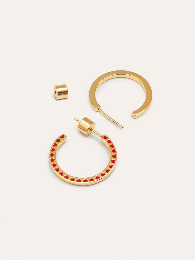 Amour Hoops Gold 